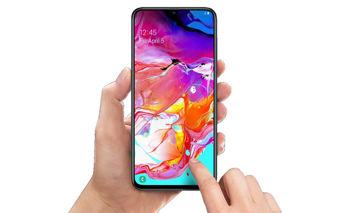 Galaxy A70 Fingerprint Sensor