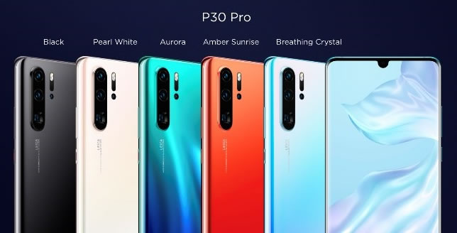 P30 Pro Colours