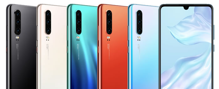 Huawei P30 Colours