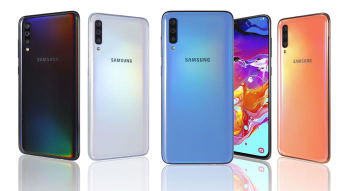 Galaxy A70 Design