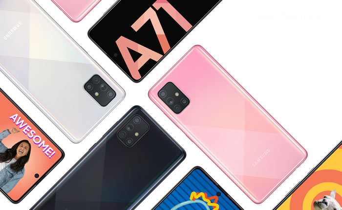 Galaxy A71 Design